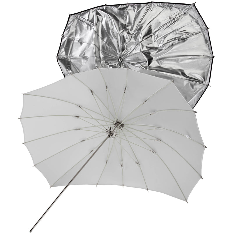 Angler ParaSail Parabolic Umbrella (White with Removable Black/Silver, 60")