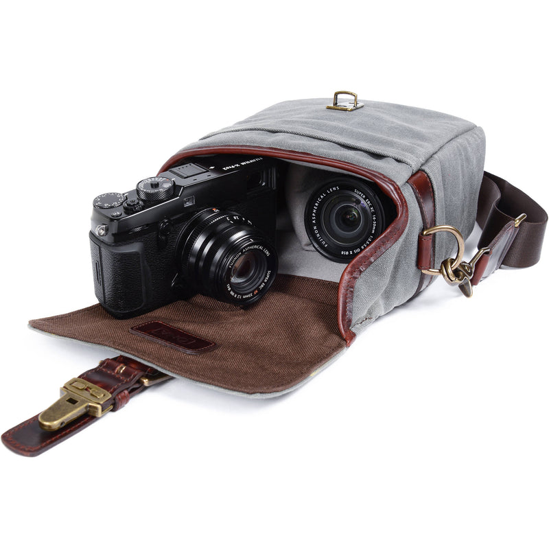 ONA Bond Street Waxed Canvas Camera Bag (Smoke)