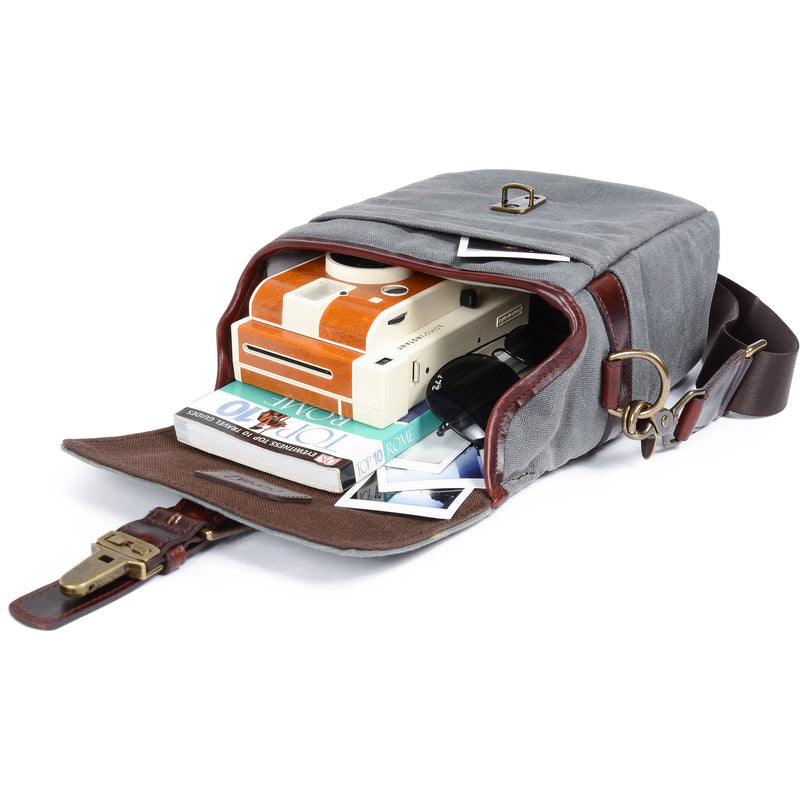ONA Bond Street Waxed Canvas Camera Bag (Smoke)