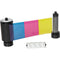 IDP SIADC-P-HYMCKO Half-Color Resin Black Overlay Panel Ribbon with Cleaning Roller for SMART-30S/SMART-50 Printers (350 Cards/Roll)