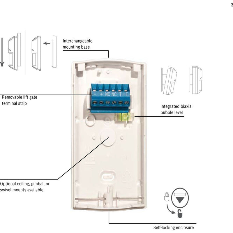 Bosch ISC-BPR2-WP12 Blue Line Gen2 Pet-Friendly PIR Motion Detector