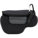 MegaGear Ultra-Light Neoprene Camera Case with Carabiner for Panasonic Lumix DMC-LX100 (Black)