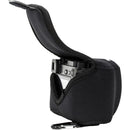 MegaGear Ultra-Light Neoprene Camera Case with Carabiner for Panasonic Lumix DMC-LX100 (Black)