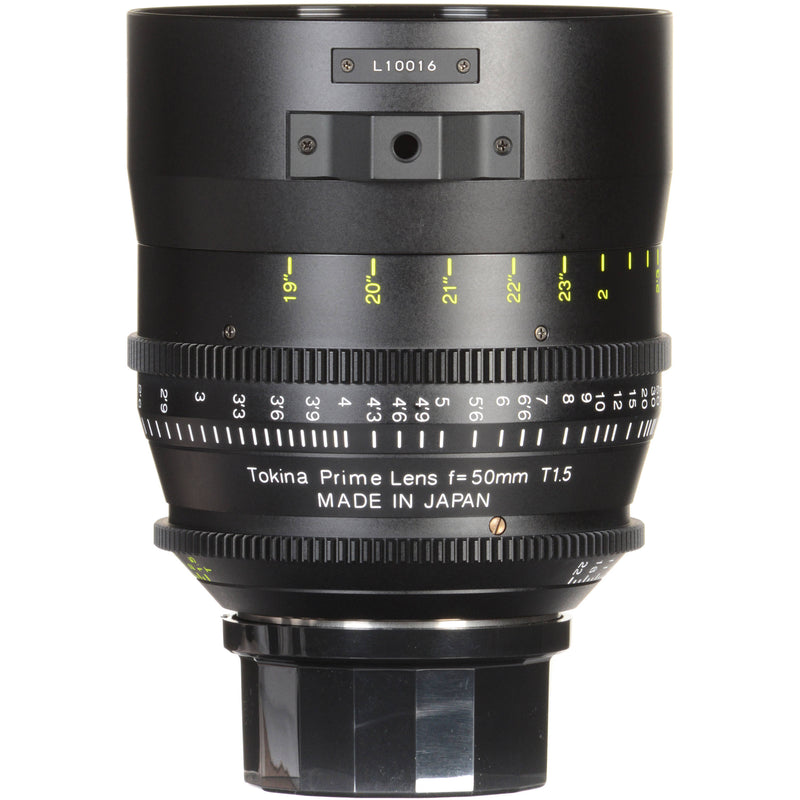 Tokina 50mm T1.5 Cinema Vista Prime Lens (PL Mount, Focus Scale in Feet)