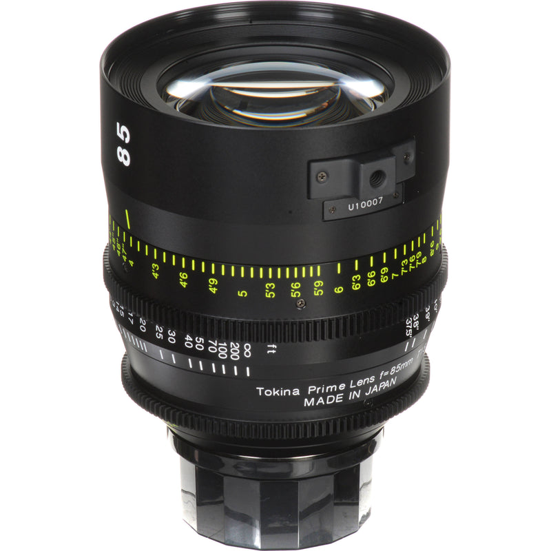 Tokina 85mm T1.5 Cinema Vista Prime Lens (PL Mount, Focus Scale in Feet)