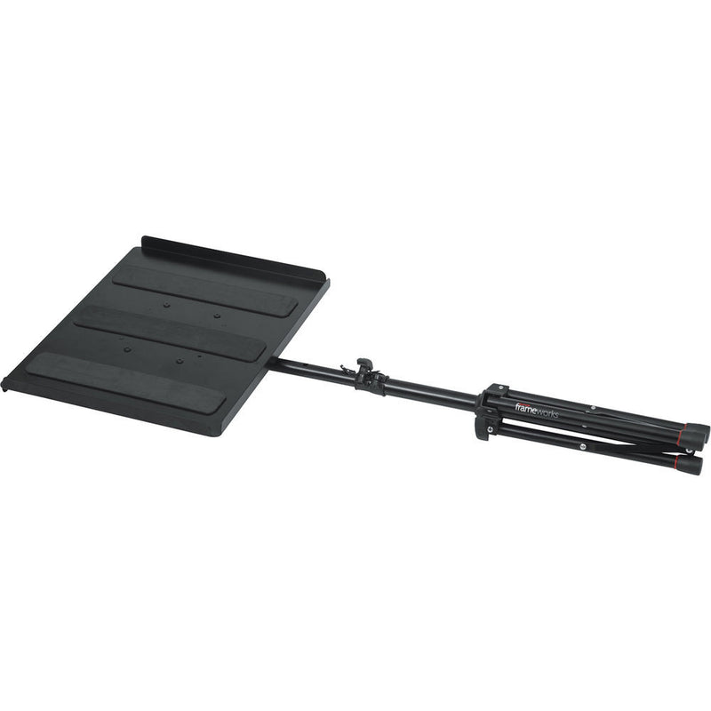 Gator Cases Frameworks Compact Adjustable Media Tray with Tripod Stand