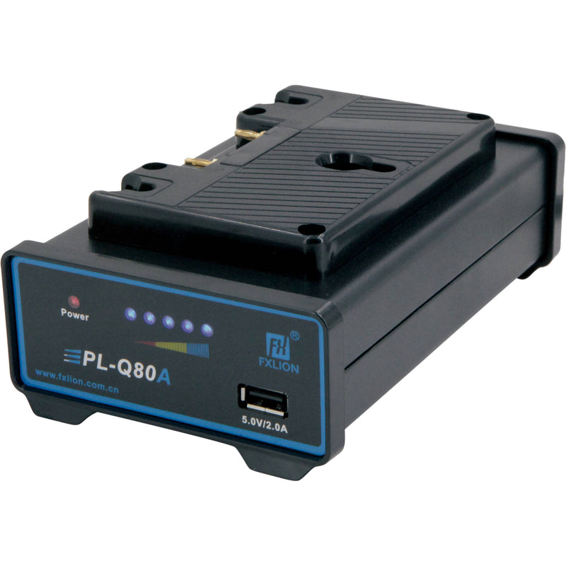 Fxlion Single-Channel Gold-Mount and AN Li-Ion Battery Charger with USB Port