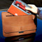 MacCase Premium Leather Briefcase for iPad Pro 12.9 (Black)