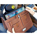 MacCase Premium Leather Briefcase for iPad Pro 12.9 (Vintage)