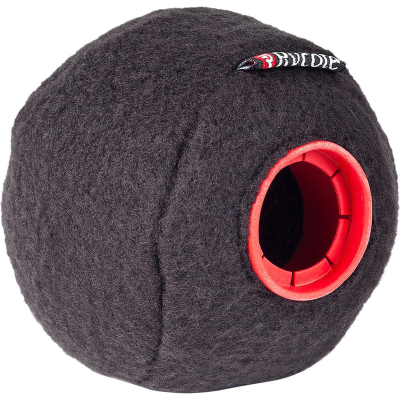 Rycote Baseball Felt-Covered Windscreen (Black, 24/25mm, Single)