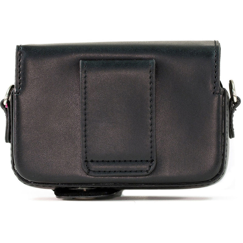 MegaGear Leather Case with Belt Loop for Select Sony Cyber-shot Cameras (Black)