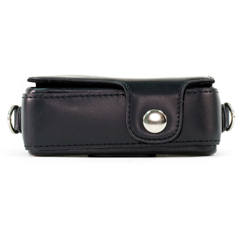 MegaGear Leather Case with Belt Loop for Select Sony Cyber-shot Cameras (Black)