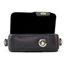 MegaGear Leather Case with Belt Loop for Select Sony Cyber-shot Cameras (Black)