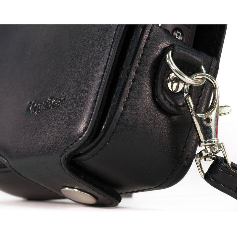 MegaGear Leather Case with Belt Loop for Select Sony Cyber-shot Cameras (Black)