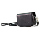 MegaGear Leather Case with Belt Loop for Select Sony Cyber-shot Cameras (Black)