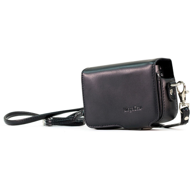 MegaGear Leather Case with Belt Loop for Select Sony Cyber-shot Cameras (Black)
