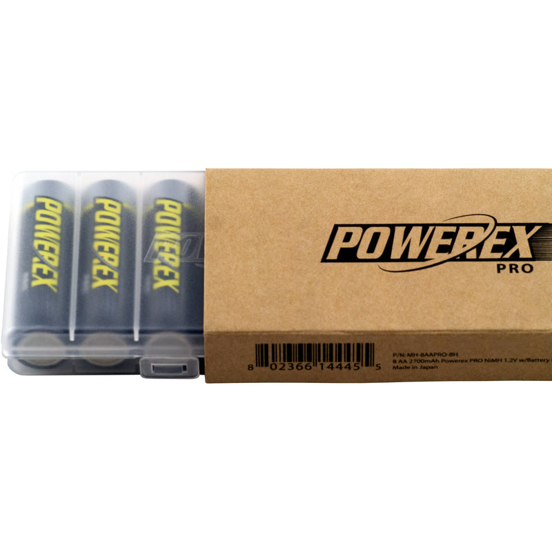 Powerex MH-C980 Turbo Charger-Analyzer and Pro Rechargeable AA NiMH Batteries Kit