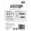 Powerex Pro Rechargeable AA NiMH Batteries (1.2V, 2700mAh, 4-Pack)