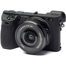 easyCover Silicone Protection Cover for Sony Alpha a6500 (Black)
