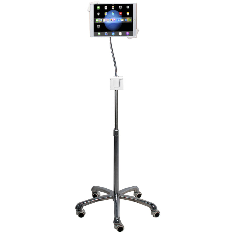 CTA Digital Heavy-Duty Gooseneck Floor Stand for 7 - 13" Tablets