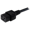 StarTech NEMA 5-15P to C19 Computer Power Cord (10', 14 AWG)