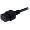 StarTech NEMA 5-15P to C19 Computer Power Cord (10', 14 AWG)