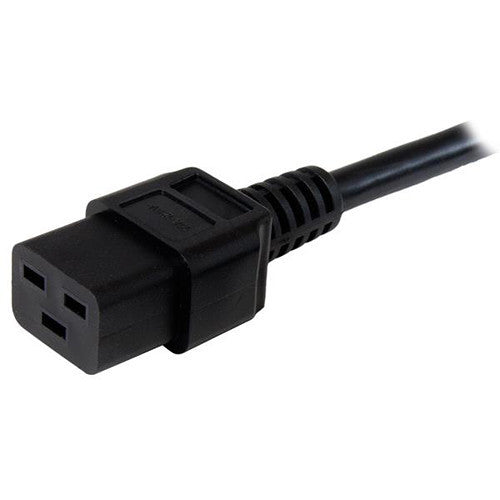 StarTech NEMA 5-15P to C19 Computer Power Cord (10', 14 AWG)
