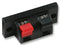 PRO Signal PS000176 Speaker / Loudspeaker Audio Connector Black/Red 2 Contact Jack Panel Mount