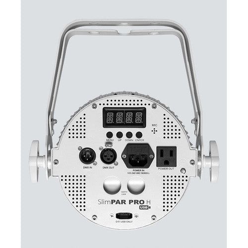 CHAUVET DJ SlimPAR Pro H USB - Wireless DMX RGBAW+UV LED Wash Light (White)