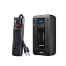 CyberPower EC850LCD Uninterruptible Power Supply and CyberPower CSB404 4-Outlet Surge Protector