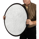 Impact Circular Collapsible Reflector with Handles (22', Gold/Silver)