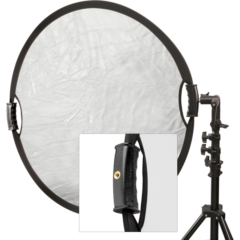 Impact Circular Collapsible Reflector with Handles (22', Gold/Silver)