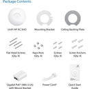 Ubiquiti Networks UAP-AC-SHD 802.11AC Wave 2 Access Point with Dedicated Security Radio (5-Pack)