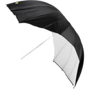 Angler ParaSail Parabolic Umbrella (White with Removable Black/Silver, 88")