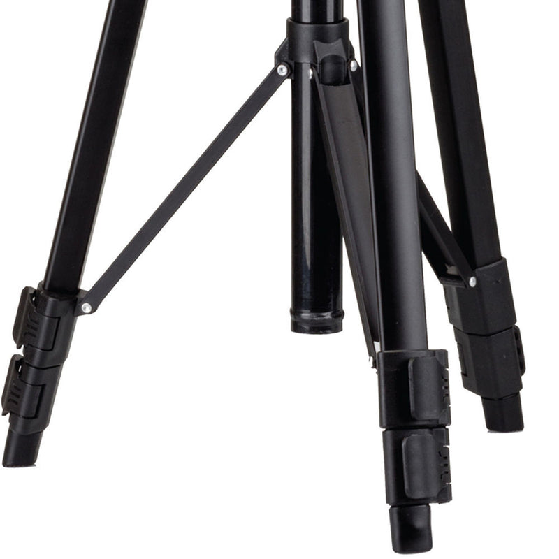 Sunpak 5400DLX Tripod with 3-Way, Pan-and-Tilt Head, Smartphone Mount, and Mount for GoPro Camera