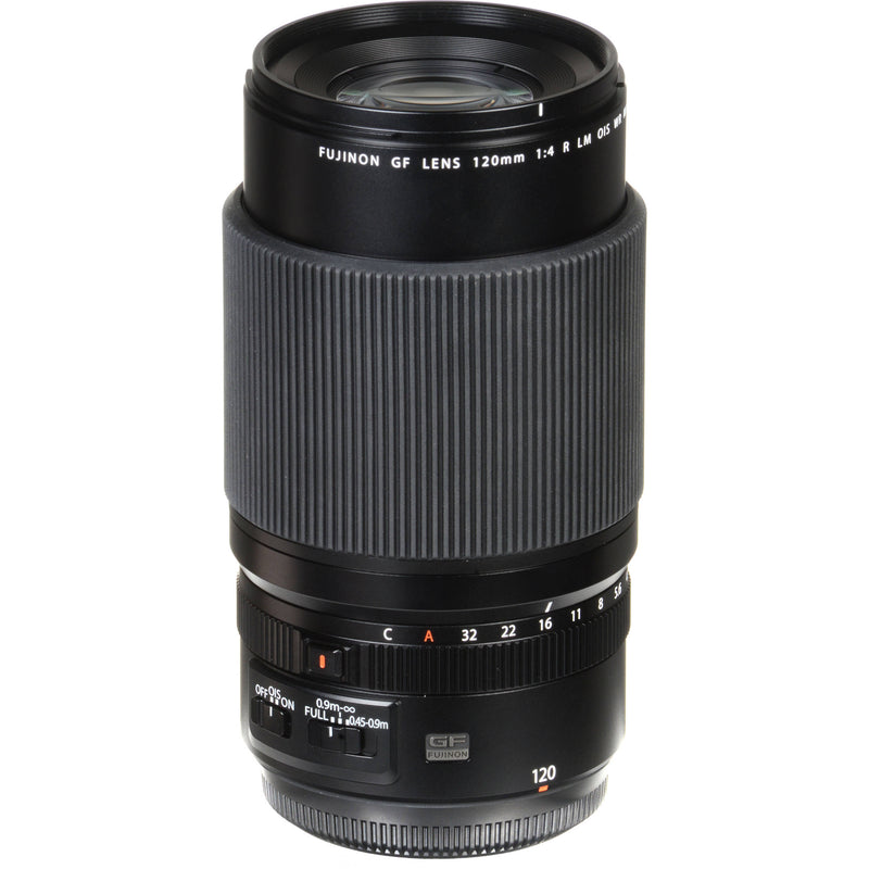FUJIFILM GF 120mm f/4 Macro R LM OIS WR Lens with UV Filter Kit
