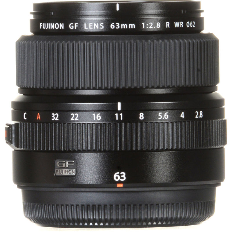 FUJIFILM GF 63mm f/2.8 R WR Lens with UV Filter Kit