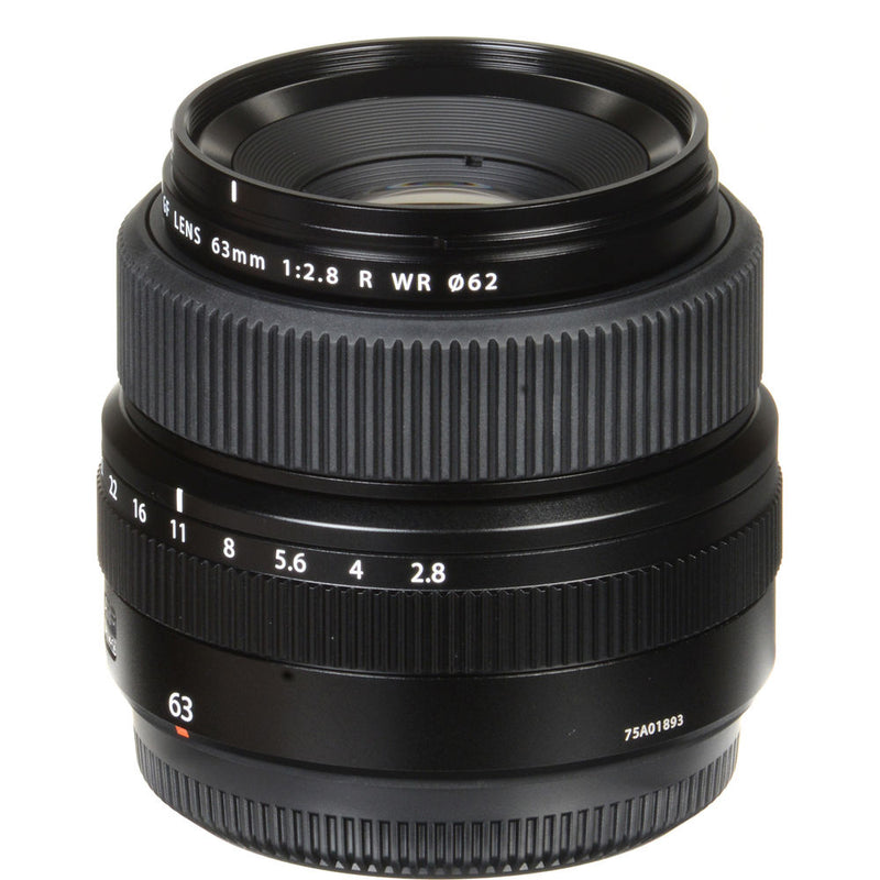 FUJIFILM GF 63mm f/2.8 R WR Lens with UV Filter Kit