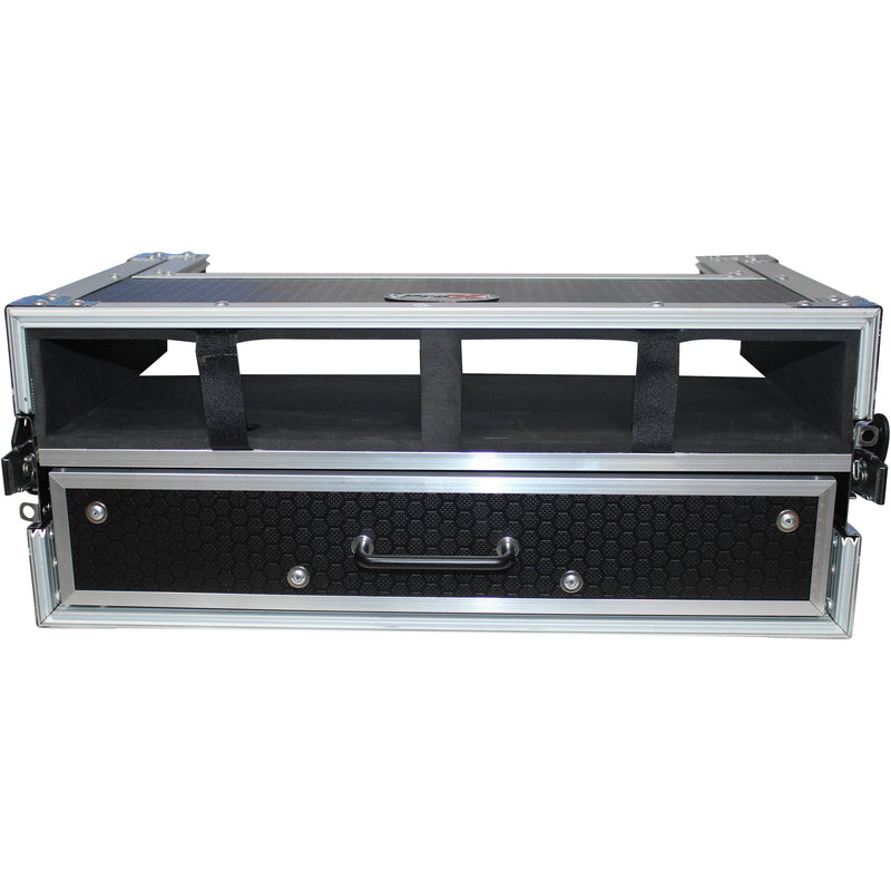 ProX X-2WM2DR Wireless Mic-System Case with 2U Rack Drawer