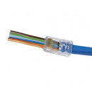 Platinum Tools EZ-EX44 RJ45 Connector for 1-1.12mm Conductors (100 Pieces, Jar Packaging)