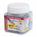 Platinum Tools EZ-EX44 RJ45 Connector for 1-1.12mm Conductors (100 Pieces, Jar Packaging)