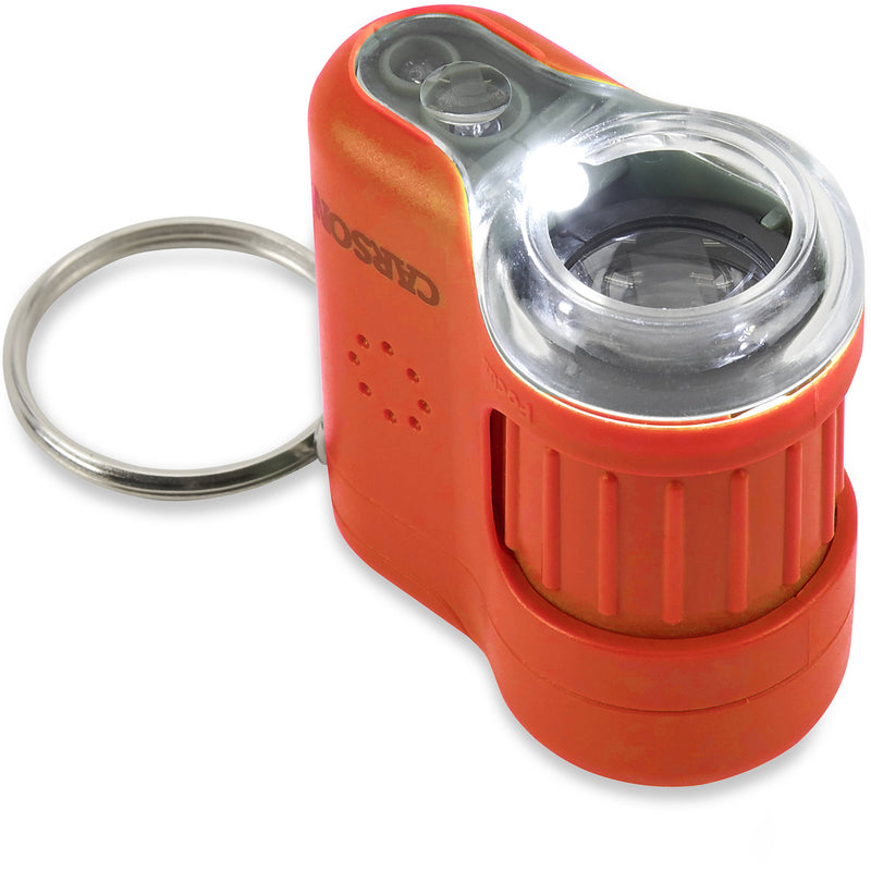 Carson MicroMini 20x Pocket Microscope (Lava Orange)