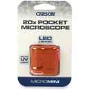 Carson MicroMini 20x Pocket Microscope (Lava Orange)