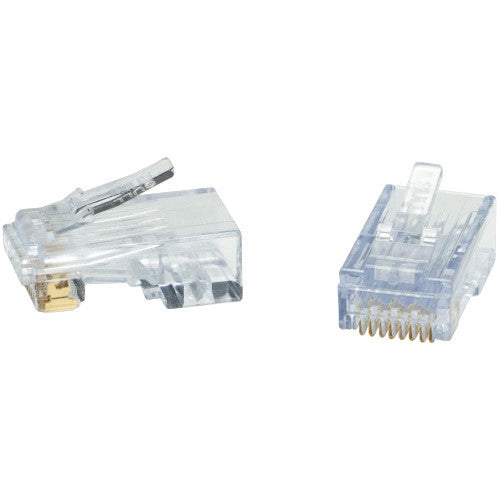 Platinum Tools EZ-EX48 RJ45 Connector for 1.09 -1.22mm Conductors (100 Pieces, Jar Packaging)