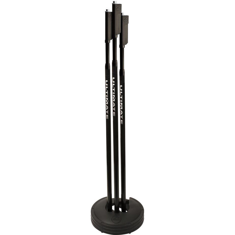 Ultimate Support Live Retro Series LIVE-MC-77B Mic Stand with One-Handed Height Adjustment and Stackable Base