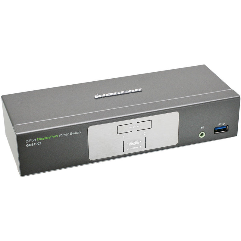 IOGEAR 2-Port DisplayPort KVMP Switch with USB 3.0 Hub