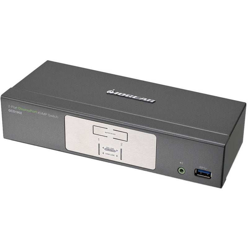 IOGEAR 2-Port DisplayPort KVMP Switch with USB 3.0 Hub