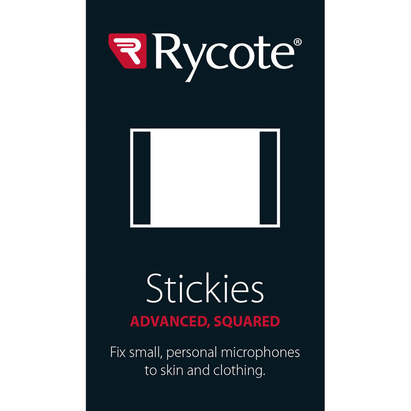 Rycote Stickies Squared Advanced, Adhesive Pads (100-Pack)