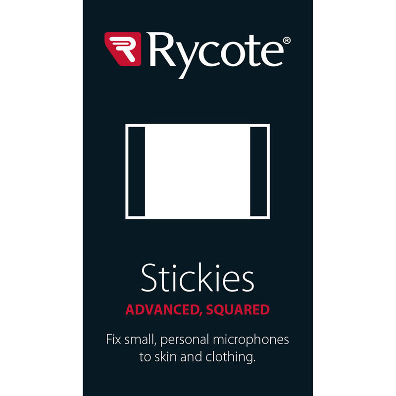 Rycote Stickies Squared Advanced, Adhesive Pads (25-Pack)