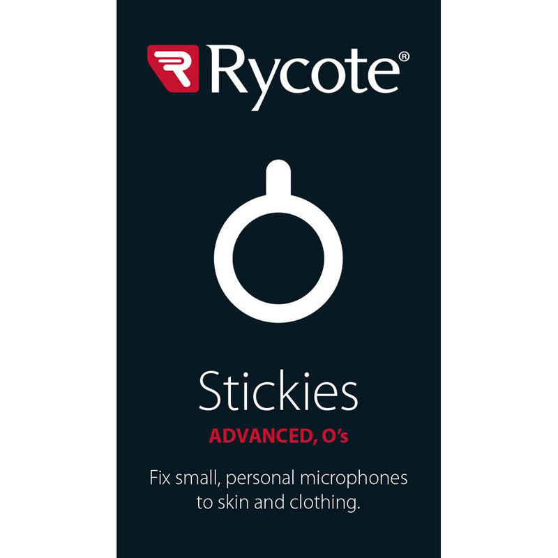 Rycote Stickies O's Advanced, Adhesive Pads (25-Pack)